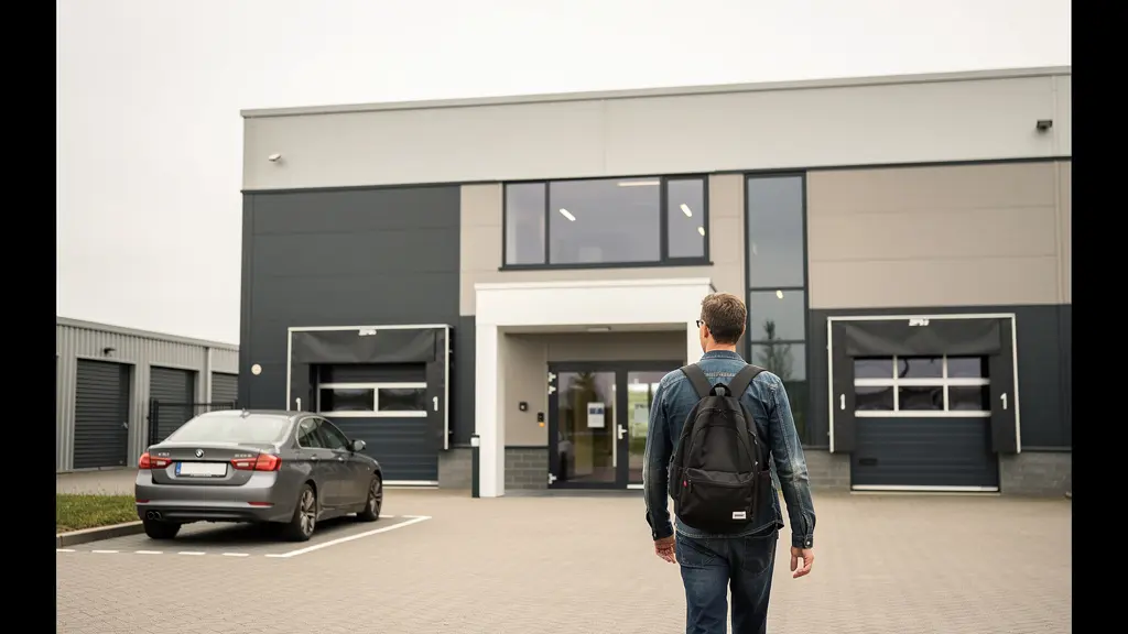 Façade extérieure centre self-stockage Strasbourg Meinau avec zone chargement